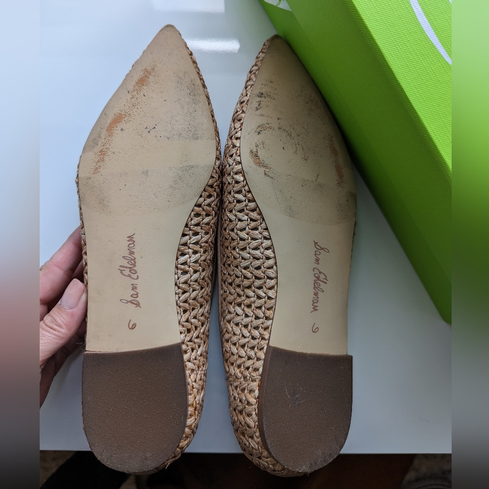 Sam Edelman Wanda Raffia Flat - Picture 4 of 6